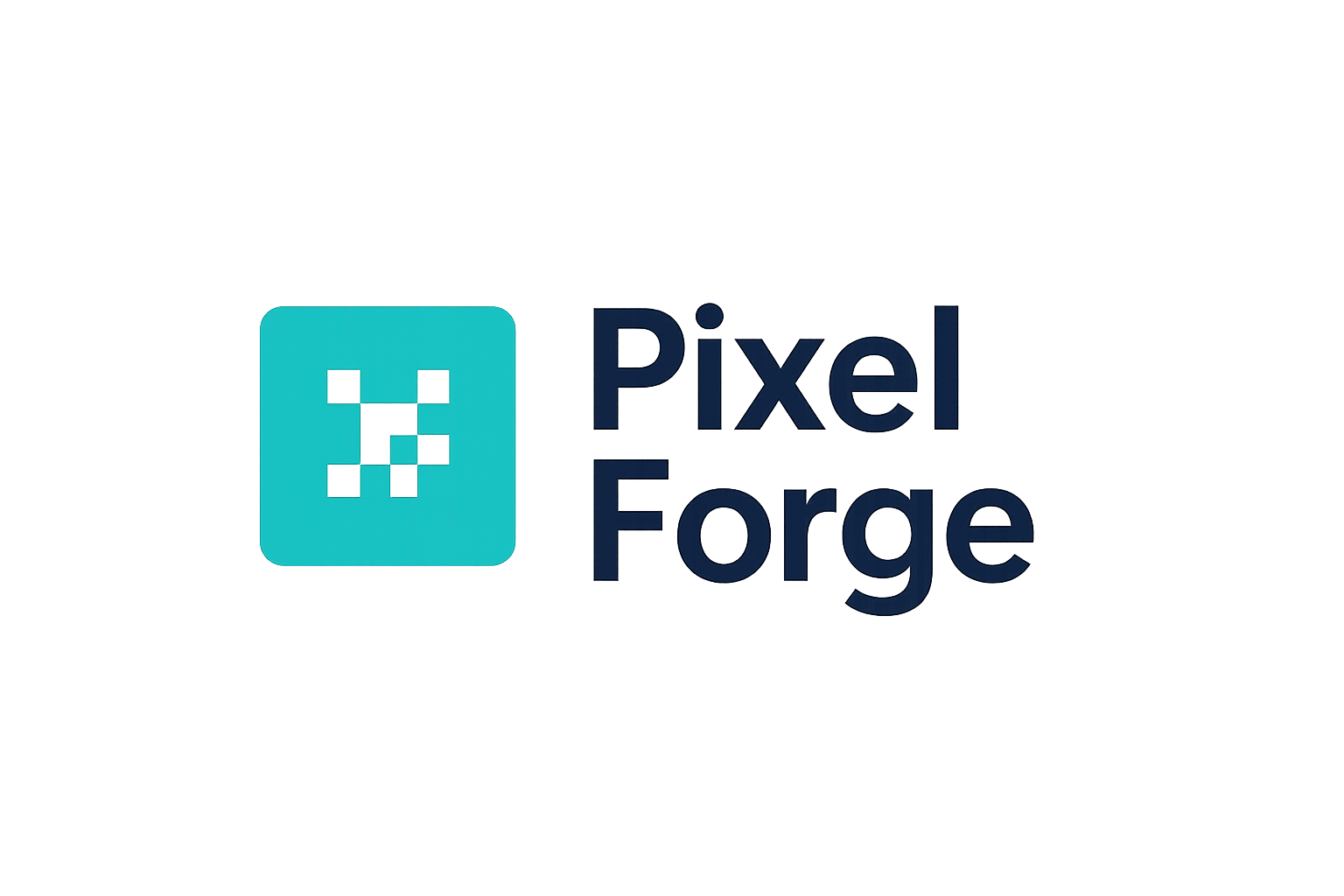 PixelForge Logo