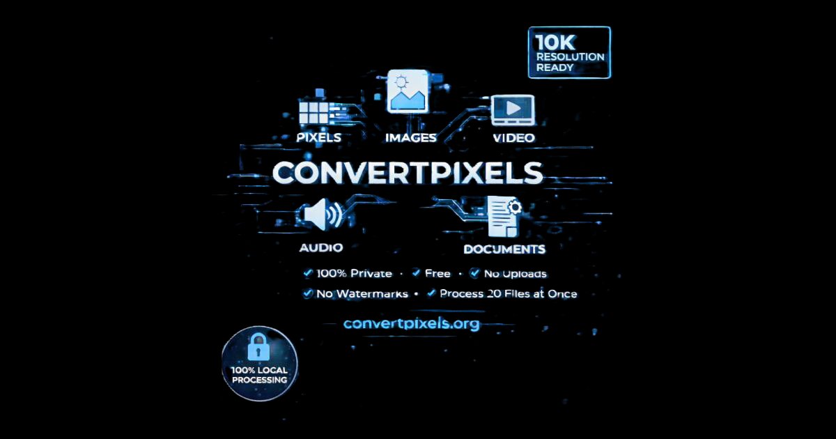 ConvertPixels: Free Batch Tools | No Limits | 100% Private